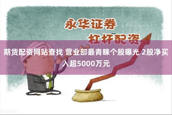 期货配资网站查找 营业部最青睐个股曝光 2股净买入超5000万元