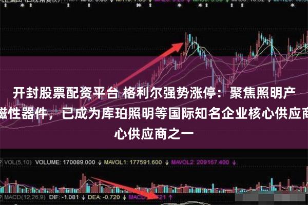 开封股票配资平台 格利尔强势涨停：聚焦照明产品及磁性器件，已成为库珀照明等国际知名企业核心供应商之一