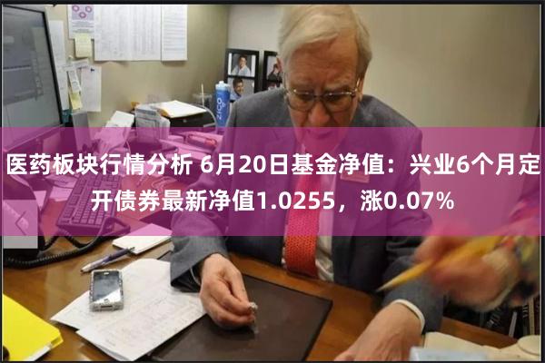 医药板块行情分析 6月20日基金净值：兴业6个月定开债券最新净值1.0255，涨0.07%