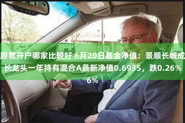 股票开户哪家比较好 6月20日基金净值：景顺长城成长龙头一年持有混合A最新净值0.6935，跌0.26%