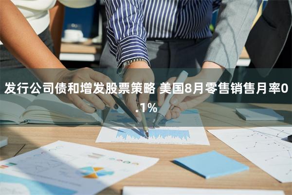 发行公司债和增发股票策略 美国8月零售销售月率0.1%