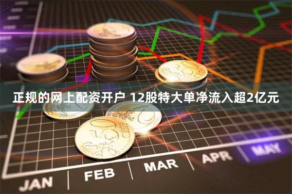 正规的网上配资开户 12股特大单净流入超2亿元