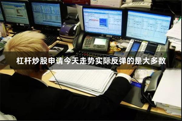 杠杆炒股申请今天走势实际反弹的是大多数