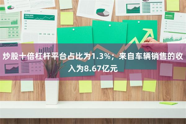 炒股十倍杠杆平台占比为1.3%;来自车辆销售的收入为8.67亿元