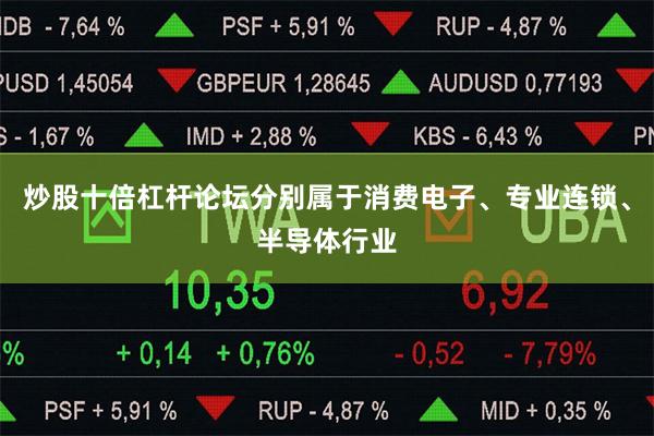 炒股十倍杠杆论坛分别属于消费电子、专业连锁、半导体行业